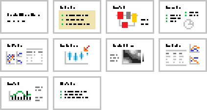 Apixelated schematic illustration of step 2, the same slide deck as before but now one of the first slides have some large highlighted bullets, and some of the figures/tables in the previous version have been removed.